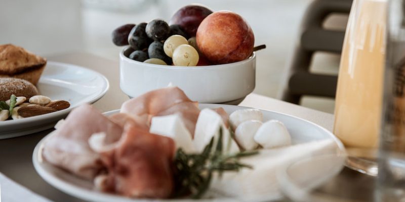 specialità salentine da gustare nella Sala Colazione di Palazzo dei Tolomei a Lecce