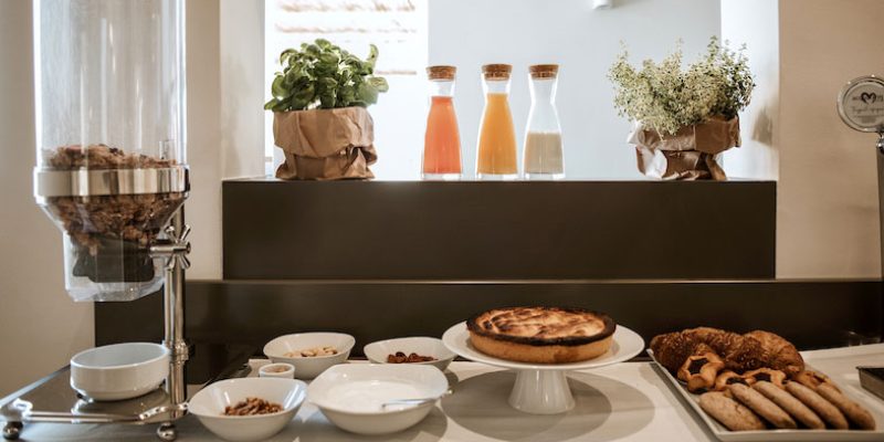 specialità salentine da gustare nella Sala Colazione di Palazzo dei Tolomei a Lecce