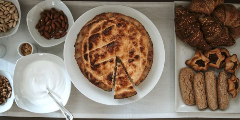 specialità salentine da gustare nella Sala Colazione di Palazzo dei Tolomei a Lecce