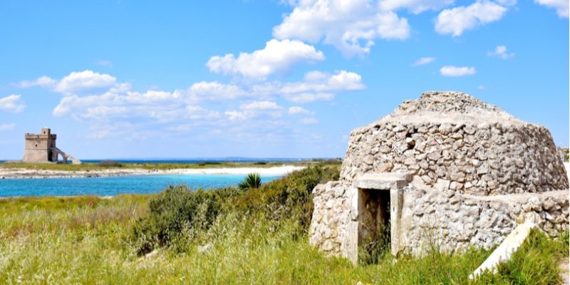 trullo vista mare nel Salento