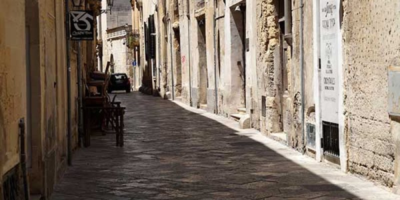 Lecce stradine del centro sorico