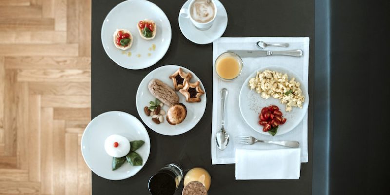 specialità salentine da gustare nella Sala Colazione di Palazzo dei Tolomei a Lecce