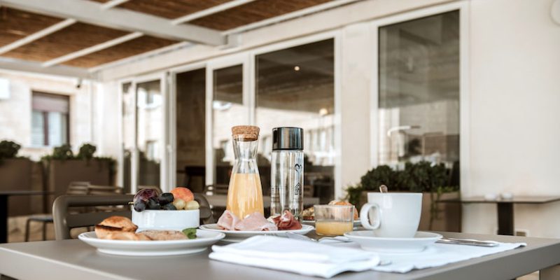 specialità salentine da gustare nella Sala Colazione di Palazzo dei Tolomei a Lecce